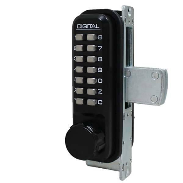 Lockey 2900 - Narrow-Stile Mechanical Keypad Keyless Bolt - Double Combination - Marine Grade